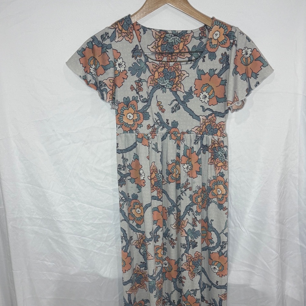 Woodmouse & Thistle XS Women's Maxi Dress | Floral Print | Extra Small